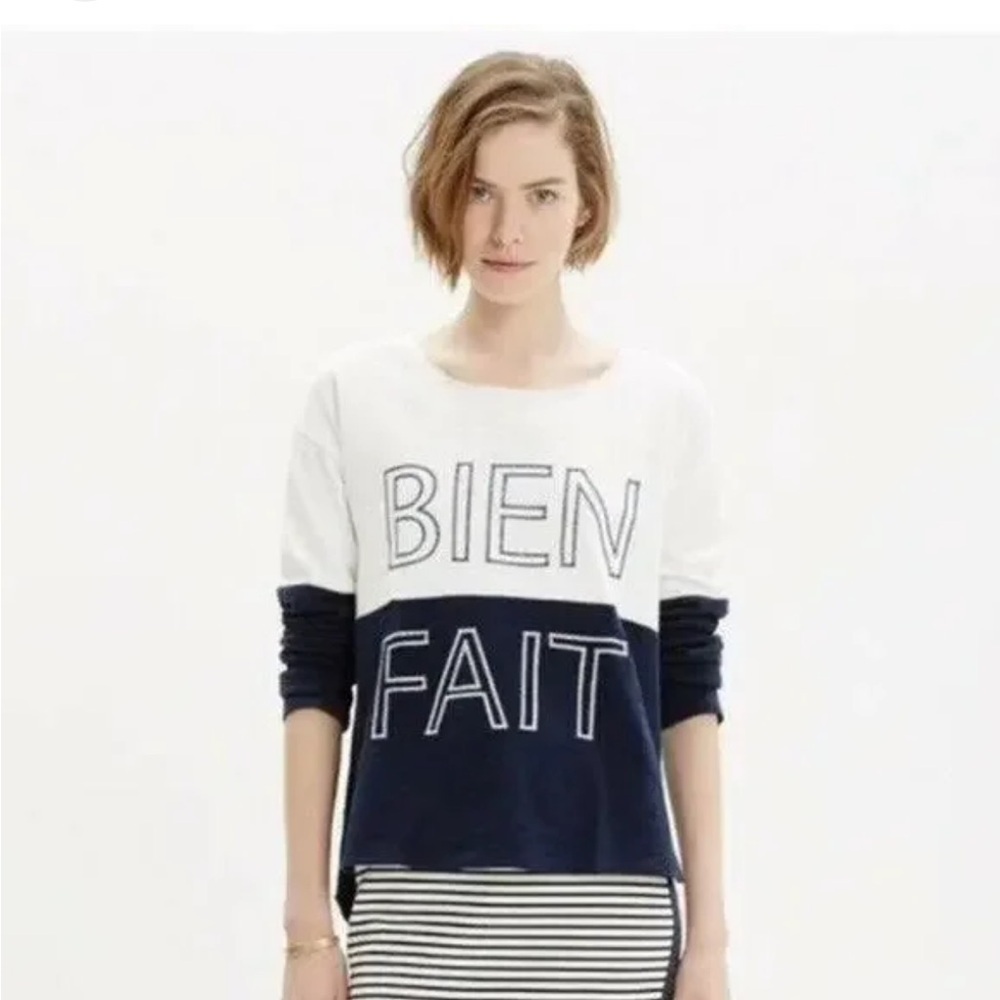 Madewell Bien Fait Colorblock Pullover